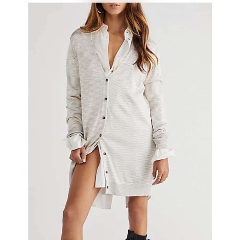 Free People Into The Night Long Sleeve Cardigan Small NWT